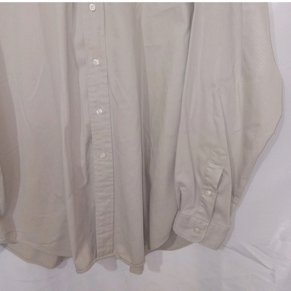 Vintage Ralph Lauren Button Up Shirt Mens XXL Khaki Blaire Pony 90s Preppy - Picture 3 of 14
